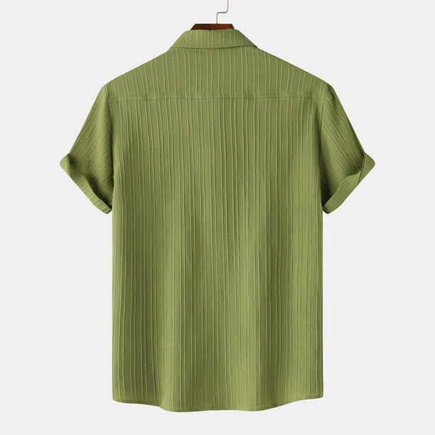 トップス FOUNDOUR REGULAR COLLAR SHIRT GREEN FOUNDOUR - ファウンダ 25SS REGULAR COLLAR SHIRT(015FD251014