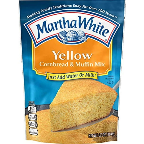 Martha White Yellow Cornbread And Muffin Mix, 6.5Ounce (Pack Of 12