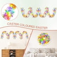 thumbnail image 4 of 6.6FT Easter Tinsel Garland with LED Lights, Prelit Easter Egg Metallic Twist Tinsel Garland, Lighted Colorful Foil Hanging Garland, for Tree Stairs Mantle Decoration Party Supply, 4 of 7