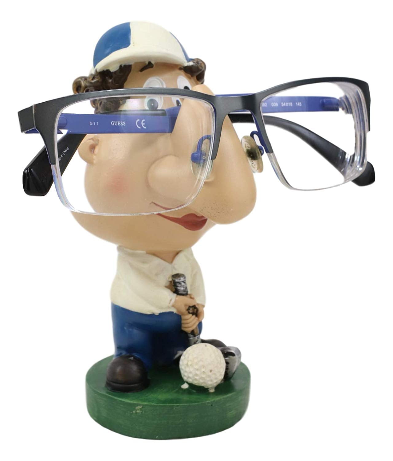 Pro Golfer Putting Golf Novelty Gifts Eyeglass Spectacle Holder Decor