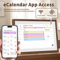 thumbnail image 6 of ZJQYDS 15.6 Inch Digital Calendar Chore Chart with Touchscreen - Full HD Interactive Display, Wall & Desk Mountable Family Planner, to-Do List & Meal Planner, Digital Picture Frame, 6 of 9