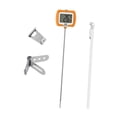 thumbnail image 2 of Lipstore Digital Meat Insert Thermometer Accurate for Kitchen Baking Candy Making BBQ orange, 2 of 8