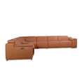 thumbnail image 2 of HomeRoots 366352 Camel Power Reclining Sectional with 1-Console, 7 Piece - 241 x 280 x 220.2 in., 2 of 4