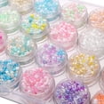thumbnail image 4 of Xiao Hua Cuentas de arroz de vidrio (40 g) - Colores mixtos, opacas, transparentes, pequeñas cuentas de 2 mm. Kit para hacer pulseras, collares y pendientes. Suministros para tejer con cuentas. A004, 4 of 5