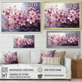 thumbnail image 4 of Designart "Amethyst-Hued Dogwood Blossoms II" Dogwood Floater Framed Canvas Wall Art, 4 of 5