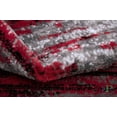 thumbnail image 6 of Handcraft Rugs - Red, Grey, Silver, Black, Abstract Contemporary Modern Design Mixed Colors Area Rug, 6 of 6