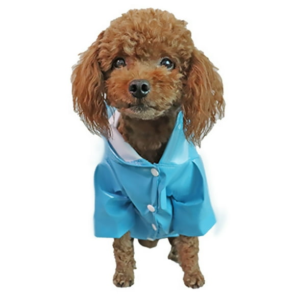 Labymos Dog Raincoat Pet Poncho with Reflective Strip Hoodie Waterproof Rain Poncho Jacket for Dogs