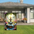 thumbnail image 3 of Amhnf Duck Garden Fountain With Flowers And Butterflies For Home Outdoor Garden Yard Decor 12x18 inch, 3 of 5