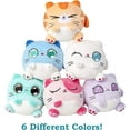 thumbnail image 3 of Kitten Catfe 4 inch Meowble Scented Mini Plush - Mint Siamese, 3 of 5