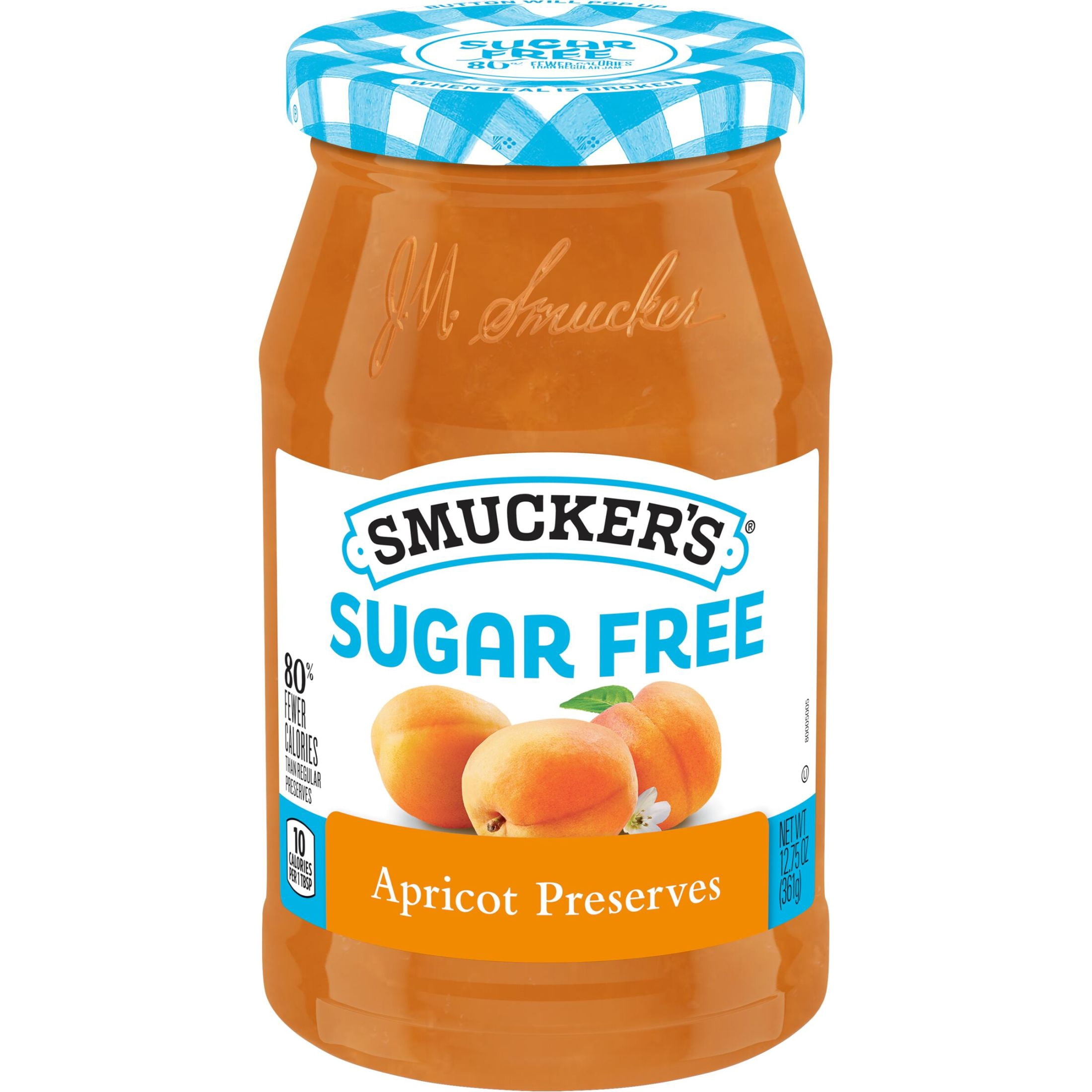(4 pack) Smucker's Sugar Free Apricot Preserves, 12.75 oz