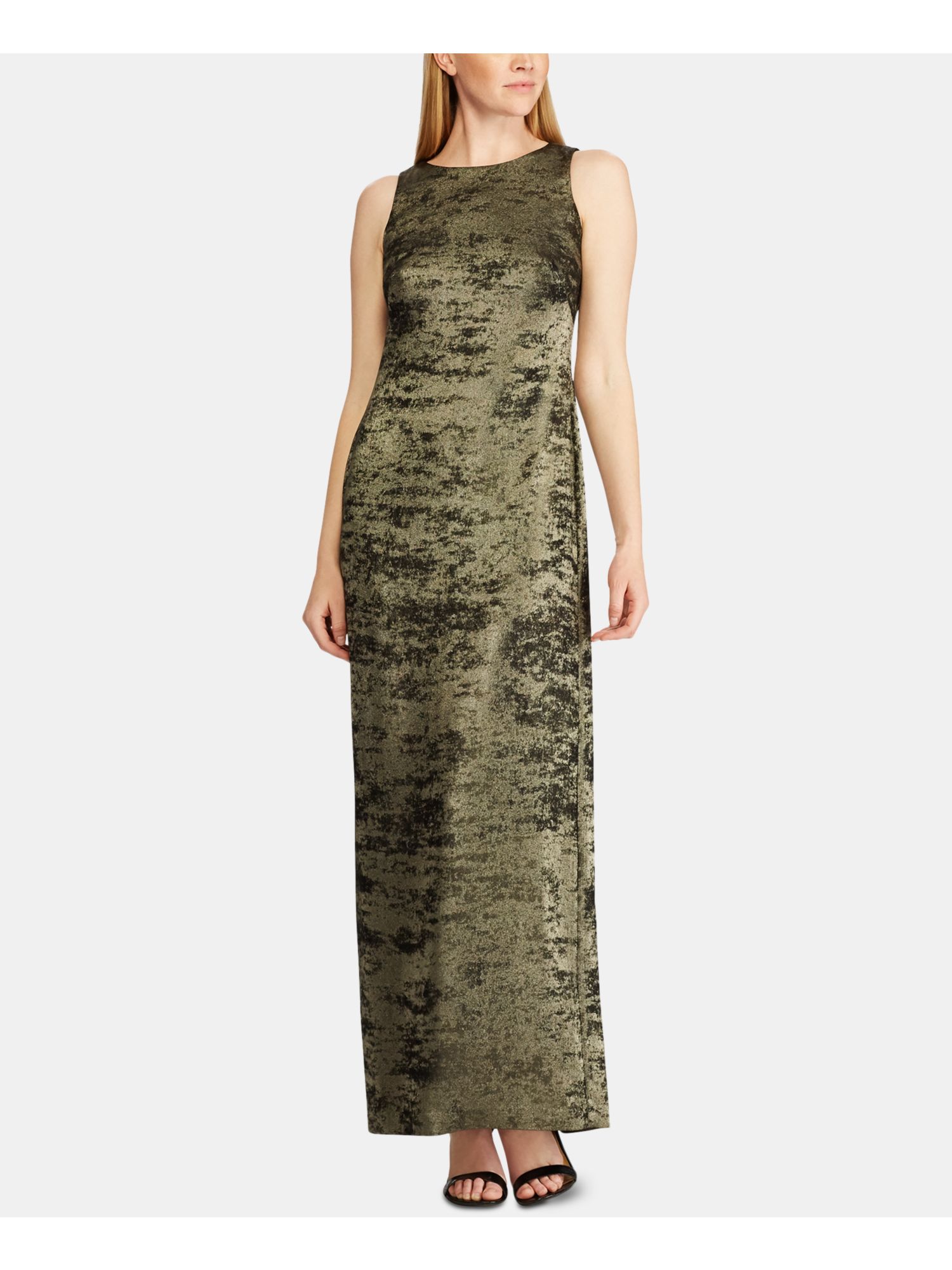 RALPH LAUREN Womens Black Sleeveless 
