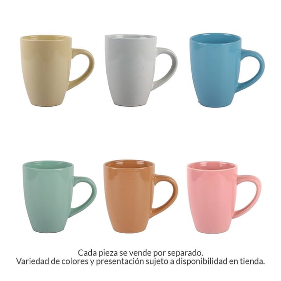 Taza Prichos Siglo XXI de Cerámica Belli 350 ml Varios Colores 1 Pieza