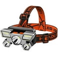 thumbnail image 1 of Rechargeable Headlamp, 7 LED Flashlight Lantern USB Rechargeable Headlamp Super Bright 4 Working Modes Headlamp Waterproof Outdoor Emergency Flashlight, 1 of 5