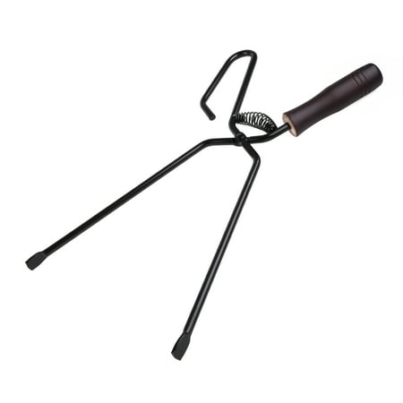 

ZENTREE Barbecue Carbon Tongs BBQ Charcoal Clamps with Spring Extened Duckbill Burning Fire Firewood Clips Outdoor Picnic Tool