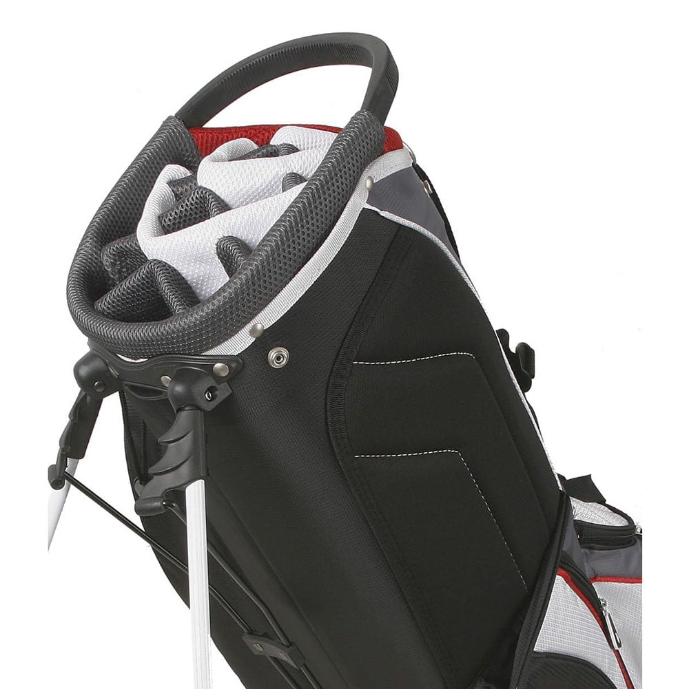 PowerBilt Golf Dunes Lightweight Dual Strap Stand Bag, Black/Blue -