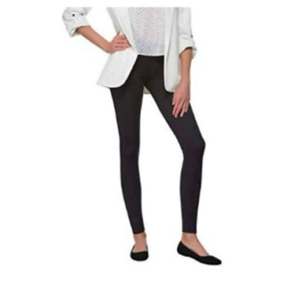 Felina Women's Velvety Soft Pull-On Mid-Rise Legging Stretch 2-Pack Black S, NWT