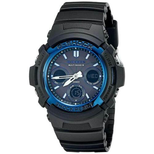 Casio Men s G Shock AWGM100A 1A Tough Solar Black Resin Sport Watch Walmart