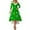 Green, variant on Women Christmas Outfit Elegant Holiday Party Dress For Festive Dinner Evening Gala Celebration Comfortable Flowy Design Green L
