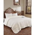 thumbnail image 3 of GARVEE Electric Heated Blanket Full Size,72"x84" Waffle Weave Fast Heating Blankets,10 Heat Levels & 1-12H Time Settings Auto Off,Beige, 3 of 9