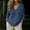 A233 Navy, variant on Xdegoge 3/4 Sleeve Cotton Linen Blouses for Women V Neck Relaxed Fit Tunic Tops Casual Flowy Shirts Lightweight Breathable Fashion Summer Spring Clothing Textured Tops