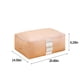 thumbnail image 3 of Bolsa Organizadora para Ropa de Gran Capacidad | Asa Reforzada, Tela Gruesa | Cesto Plegable con Cierre Resistente y Ventana Transparente | Para Edredones, Mantas, Ropa de Cama, Chaquetas | Rosa o, 3 of 7
