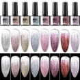 thumbnail image 7 of Nail Polish - 8-Color Crushed Diamond Glitter Gel Nail Polish, Sparkling Fairy Shade Nail Art Gift for Girls 8Ml, Nail Polish Easter Mother'S Day Nail Care Makeup Organizers, 7 of 7