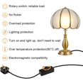 thumbnail image 5 of Inline LED Dimmer Switch, Knob Dimmer Switch Lights,3-100W, Dimmer Switch for Incandescent(Black), 5 of 5