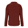 thumbnail image 5 of Lindreshi Zip Sweatshirts for Women without Hood Fashion Women's Zipper V-Neck Pullover Casual Tops, 5 of 7