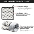 thumbnail image 7 of Black Dog Puppy Paw Kitchen Oven Mitt and Pot Holder Sets 4 Pcs for Baking, Cooking and Grilling, Heat Resistant Up To 392 °F, 7 of 7