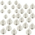 thumbnail image 1 of 30 Piezas De Plata Chapado En De De Jaulas Colgantes Para Manualidades De Bricolaje En 3 Tamaños (10 Piezas Por Tamaño) jinwen Colgantes de jaulas de cuentas en espiral, 1 of 8