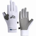 thumbnail image 1 of Unisex Finger Fishing Gloves Breathable UV Sun Protection Gloves Grip, 1 of 8