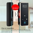 thumbnail image 4 of Glass Door Keyless Door Entry Lock, Type C Interface Efficient Glass Door Fingerprint Lock Voice Alarm  for Office, 4 of 7