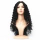 thumbnail image 2 of Peluca de cabello humano largo y rizado para disfraz de cosplay, 2 of 9
