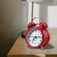 thumbnail image 5 of DESIGNICE Alarm Clock with Backlight,Simple Design,Silent,Analog Clock,Loud Alarm for Adults,Kids,Heavy Sleepers,Home Decoration Red, 5 of 7