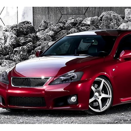 Black/Smoke Fits 2006-2009 Lexus IS250 IS350 Projector Headlights LED Sequential
