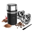 thumbnail image 1 of COSORI Electric Coffee Grinders for Spices, Seeds, Herbs, and Coffee Beans, Spice Blender and Espresso Grinder, Wet and Dry Grinder, Included 2 Removable Stainless Steel Bowls, Black, 1 of 5