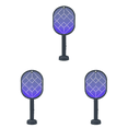 thumbnail image 1 of Matamoscas Eléctrico Matamoscas Doble Propósito Con Descarga Eléctrica Matamosquitos USB Lámpara Recargable para Mosquitos Dos en (gris), 1 of 7