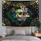 thumbnail image 4 of Tapiz de calavera, tapiz colorido de setas, tapiz de constelación, tapiz estrellado negro, tapiz Trippy Tarot, tapiz colgante de pared para habitación Namotu CZJJ-ZC122-2, 4 of 5
