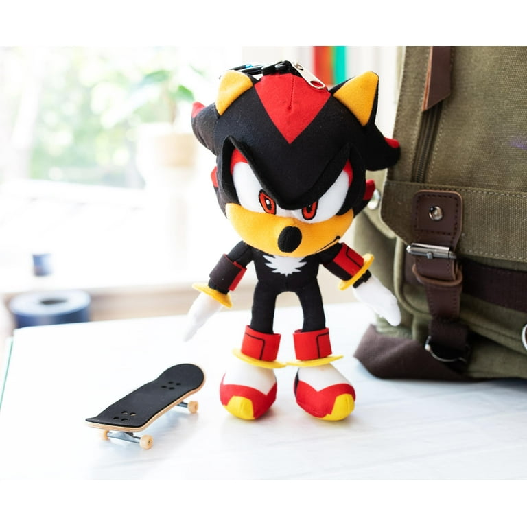 Sonic the Hedgehog Shadow 8-Inch Plushie Character Toy with Clip