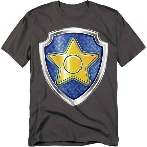 Paw Patrol T-Shirt Chase Badge Unisex Graphic Tee For Men & Women