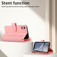 thumbnail image 6 of Dteck for iPhone XR Case, iPhone XR Wallet Case with 9 Card Slots, PU Leather Magnetic Flip Zipper Purse Wristlet Strap Crossbody Lanyard Kickstand Phone Case 6.1 Inch,Pink, 6 of 8