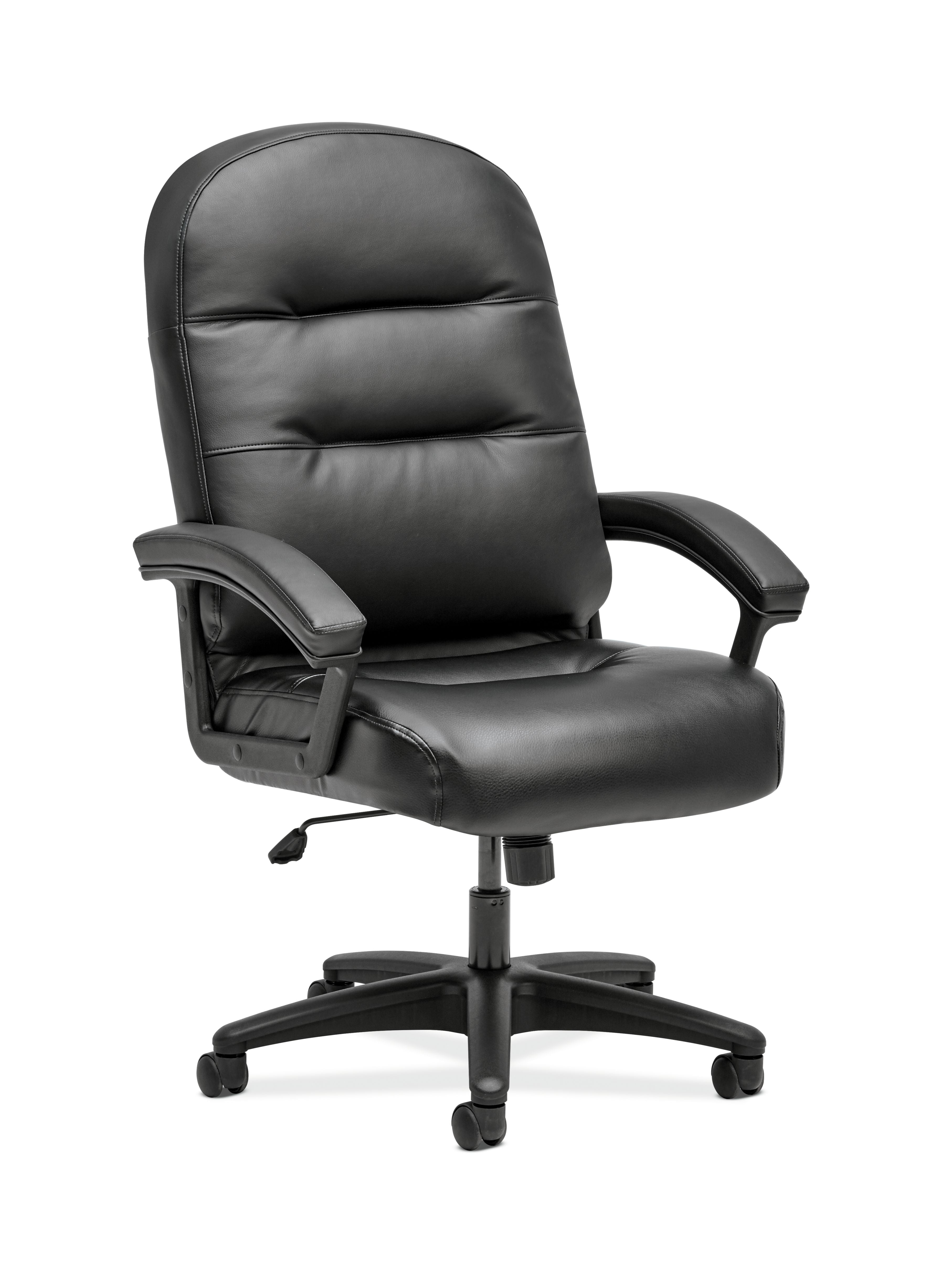 HON Pillow-Soft Executive Chair - High-Back Leather Computer Chair for