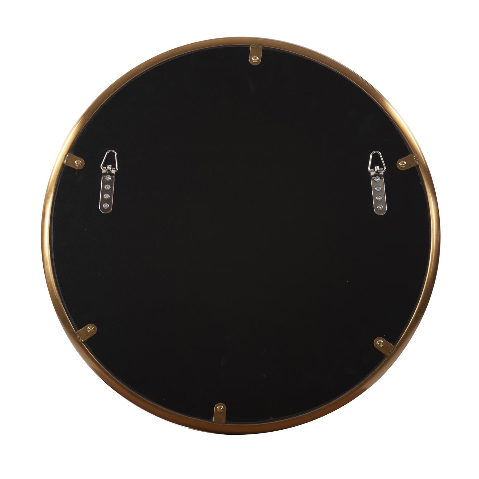 Tyler Dillon Round Decorative Stainless Steel Wall & Accent Mirror