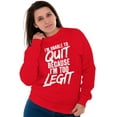 thumbnail image 3 of Unable To Quit Too Legit Gym Workout Sweatshirt for Men or Women Brisco Brands L, 3 of 6