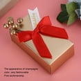 thumbnail image 4 of Suodoka 50pcs Wedding Favors Candies Souvenirs Gift Paper Box for Wedding with Bowknot Red 2.4 x 1.4 x 4.3 inches / 6 x 3.5 x 11 cm 500g[cite: 1], 4 of 9