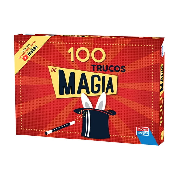 Caja de Magia FALOMIR 01060 Rojo 100 Trucos