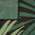 thumbnail image 5 of In- & Outdoor Rug Jungle Design with Palm Trees in Green Black, 5 of 6