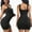 Black, variant on Shapewear Dress Slip for Women Tummy Control Adjustable Spaghetti Full Slip Seamless Body Shaper for Under Dresses