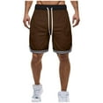 thumbnail image 2 of lmcalzta Plus Size Basketball Shorts for Men Stretch Lightweight Breathable Gym Shorts Drawstring Athletic Shorts, 2 of 4