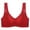 Red, variant on This Thin Seamless Latex Bra Is Designed To Make Large Smaller. It Features A Gathering Top Support Side Workout Sports Bra for Women Brazier for Women Sports Bra Pack for Women
